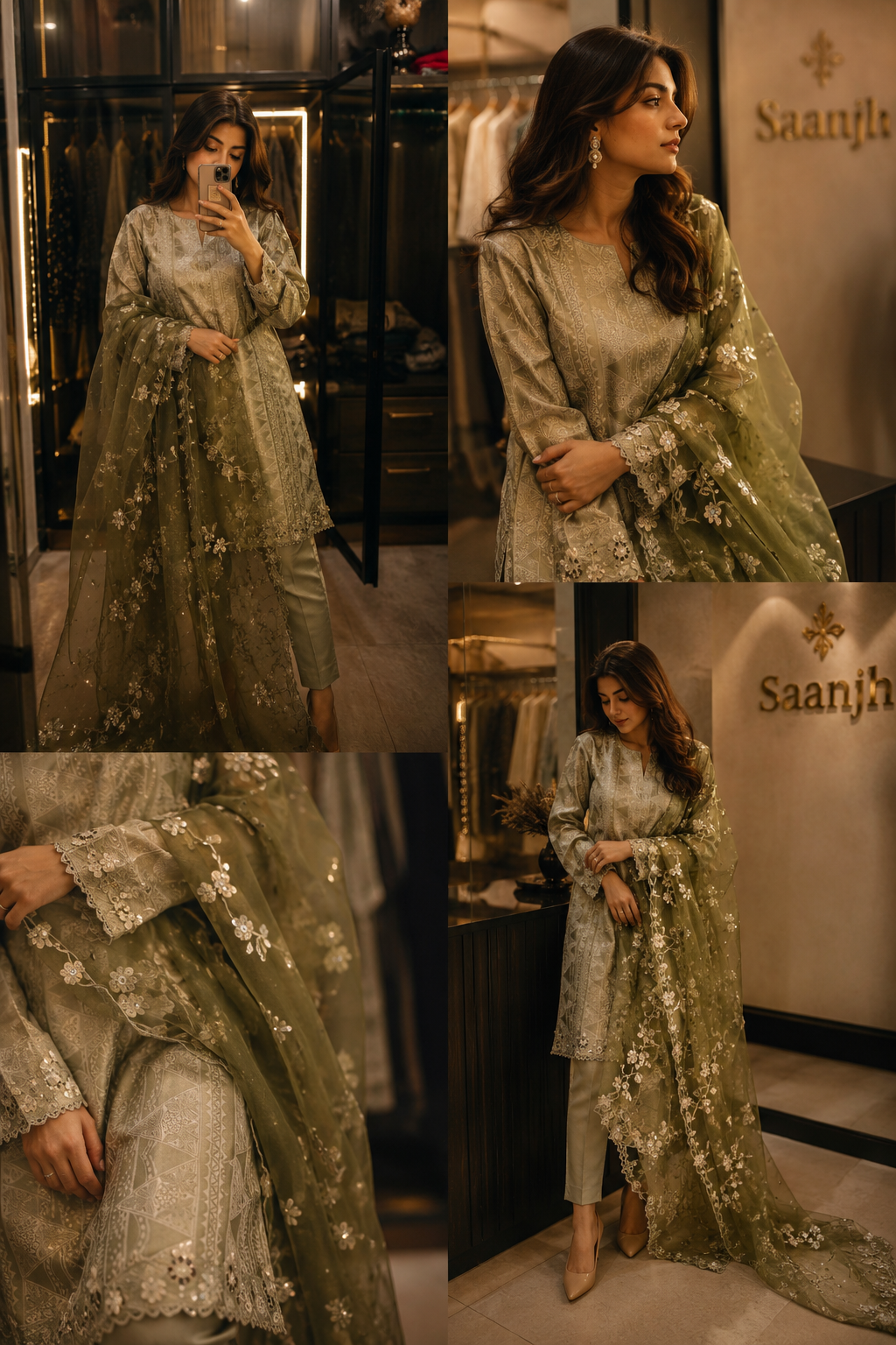 Watercolour Garden Silk Kaftan
